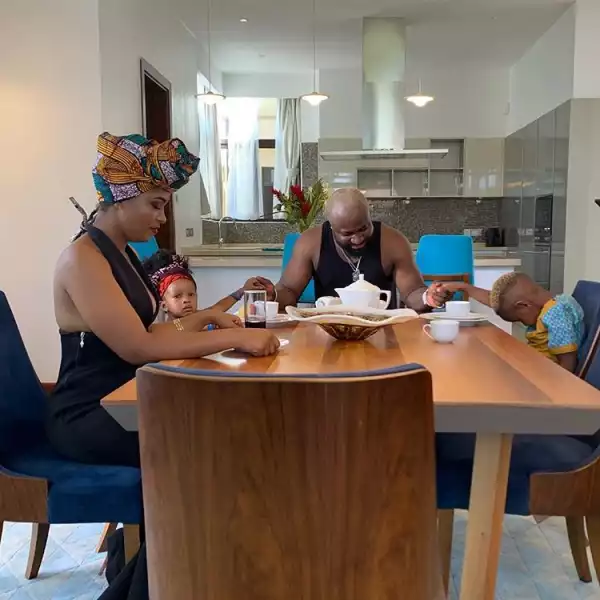 Harrysong, His Wife And Their Twin Kids In Adorable Family Photo